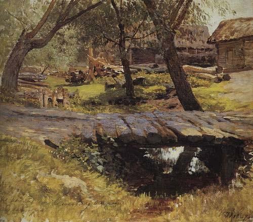 Bridge. Savvinskaya sloboda., Isaac Levitan